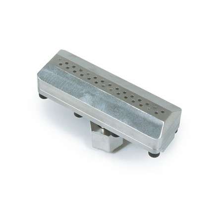 24W455 - CABEZAL MOLSA CON CONJUNTO DE VÁLVULA ANTIRRETORNO, ANCHURA DE 75 MM, ORIFICIO DE 0,89 MM