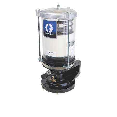 563571 - BOMBA DE ACCIONAMIENTO NEUMÁTICO ESTÁNDAR LUBRISYSTEM CON DEPÓSITO CILÍNDRICO DE PLÁSTICO DE 6 LB (2.72 KG) - GRASA