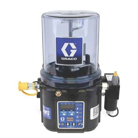 24Z958 - BOMBA ELÉCTRICA GREASE JOCKEY®, DEPÓSITO DE 2 L, 24 V CC, DATA MANAGEMENT SYSTEM, INFORMACIÓN EN CABINA