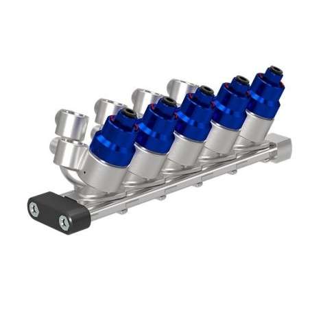 FXCC0006C - PILA DE COLOR INIFLEX, 6 VÁLVULAS SIN CIRCULACIÓN, TIPO DE ACCESORIO DE SALIDA DE TAPÓN INIFLEX
