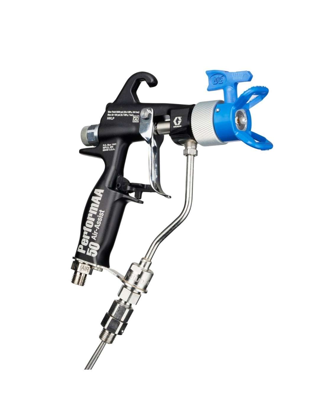 26B517 - PISTOLA DE ASISTENCIA DE AIRE PERFORMAA 5000 RAC CON TAPÓN DE AIRE REVERSE A CLEAN Y BOQUILLA DE PULVERIZACIÓN