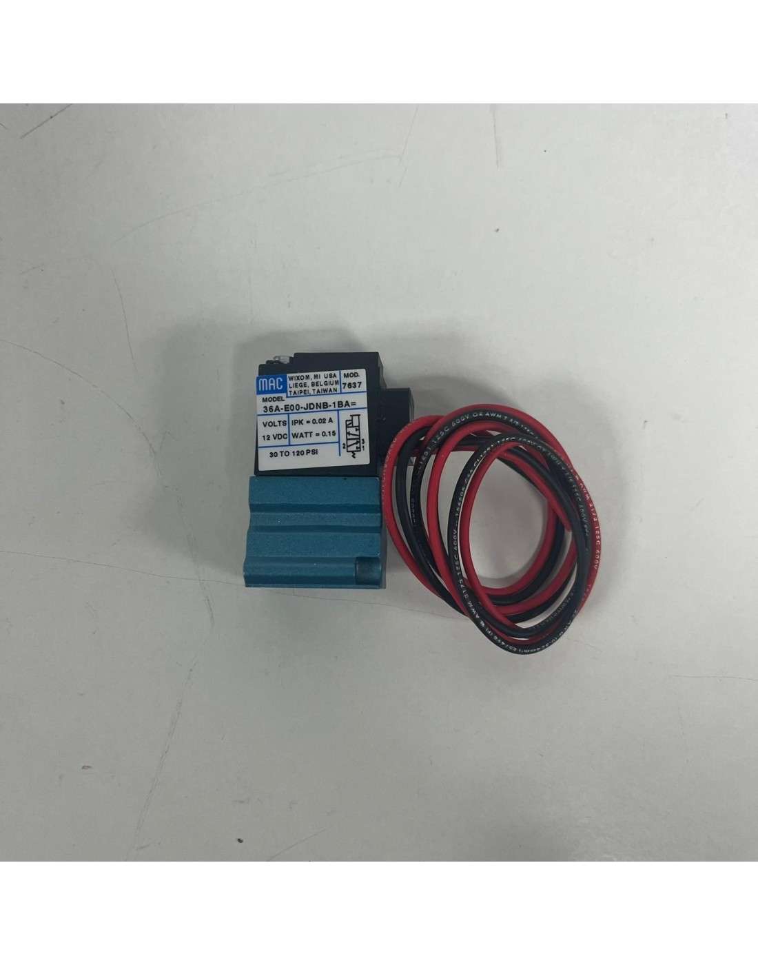 121324 - VALVE, SOLENOID, 3-WAY, .24W