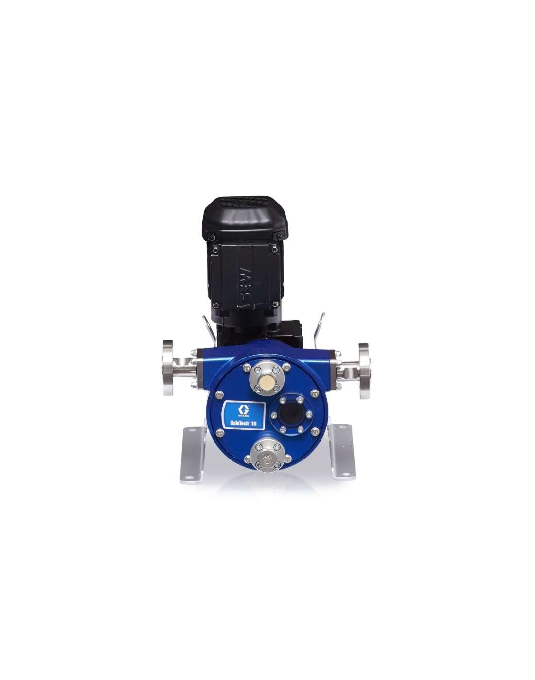 19Z011 - BOMBA DE MANGUERA PERISTÁLTICA DE HYPALON DE BAJA VELOCIDAD SOLOTECH? 10 CON MANGUERA CSM, ESPIGA DE PVDF Y MOTOR DE CA