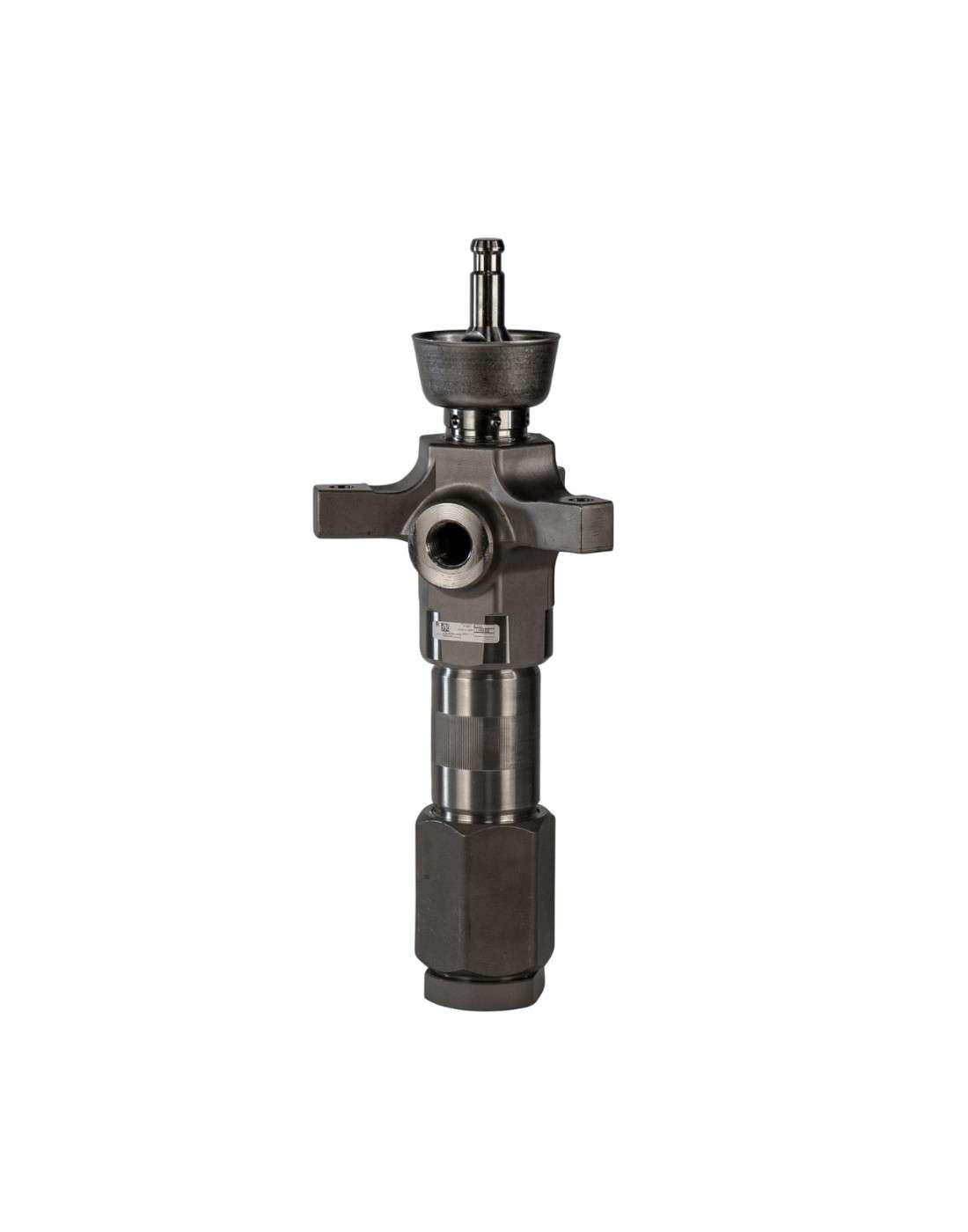 Pie de bomba Dura-Flo 900 (220 cc), acero inoxidable, vástago y cilindro de uso intensivo, 3 empaques de UHMWPE / 2 PTFE
