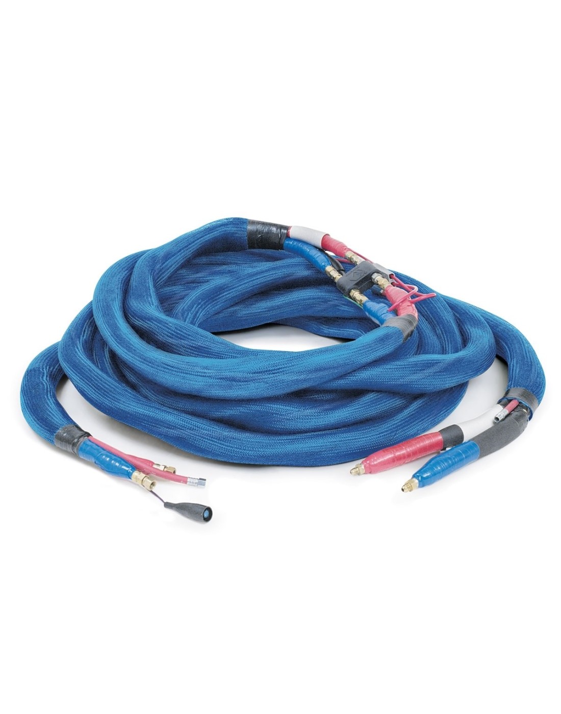 Manguera calefactada de baja presión de 50 pies (15 m) con cable de tierra, protector antidesgaste y diámetro interno de 3/8 pul