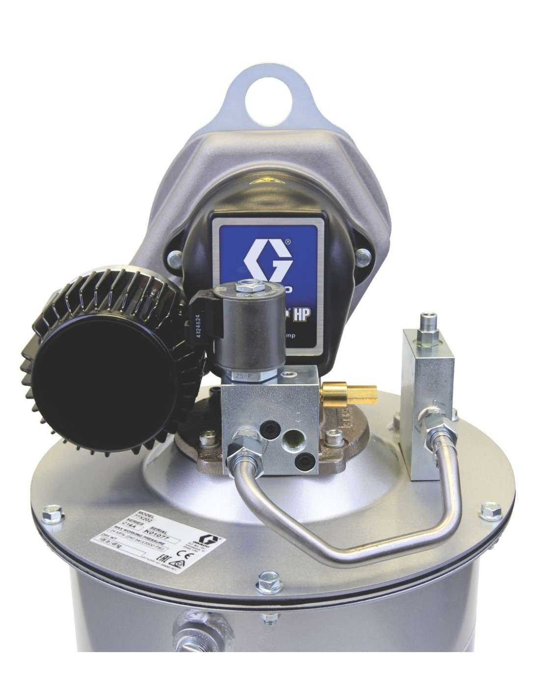 Módulo inyector eléctrico Dyna-Star® de 24 VCC HP con bomba, tubo en tubo, válvula de ventilación, nivel bajo, tapa, tanque, AFS