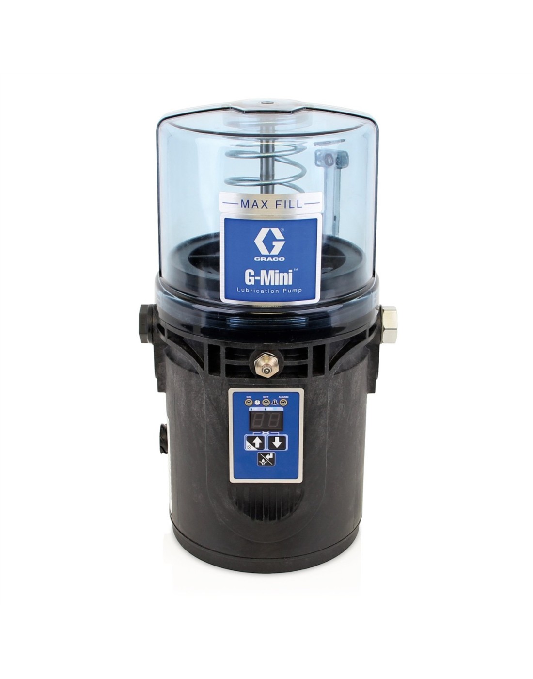 25R804 - BOMBA DE LUBRICACIÓN DE GRASA G-MINI® CON CONTROLADOR, 24 VCC, 1 LITRO, CALENTADOR