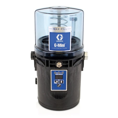 25R806 - BOMBA DE LUBRICACIÓN DE GRASA G-MINI® CON CONTROLADOR, 12 VDC, 1 LITRO, CALENTADOR