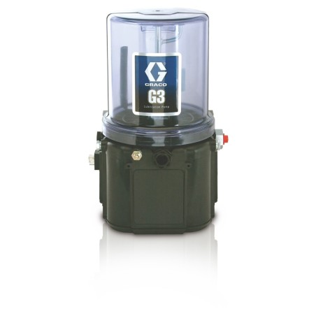 96G050 - BOMBA DE LUBRICACIÓN DE ACEITE G3? STANDARD, 24 V CC, 2 LITROS, NIVEL BAJO EXTERNO, CPC