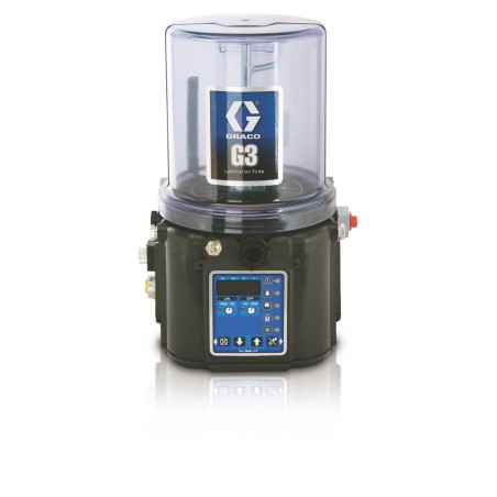 96G070 - BOMBA DE LUBRICACIÓN DE ACEITE G3? PRO, 24 V CC, 2 LITROS, NIVEL BAJO CON CONTROLADOR, EJECUCIÓN MANUAL REMOTA, CPC