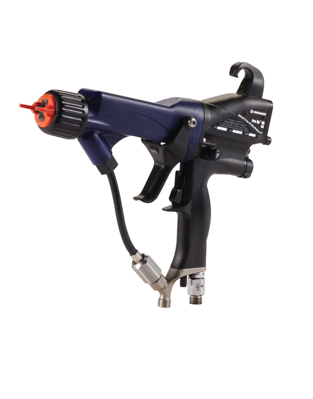 Pistola electrostática manual asistida por aire Pro Xp85, 85 kV, con pantalla inteligente, recubrimientos estándar, incluye boqu