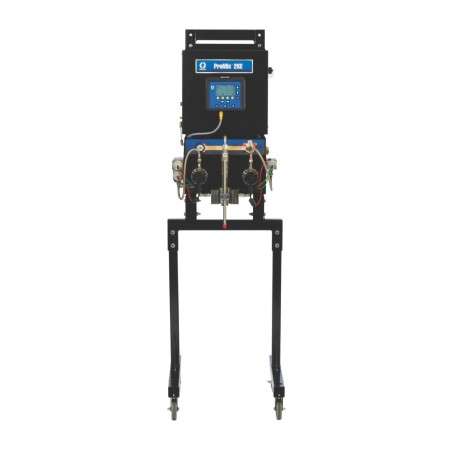 Dosificador ProMix 2KE, aire, medidor G3000, 3 colores/1 catalizador, informes en pantalla, para ubicación peligrosa