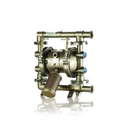 Bomba de AODD de S/S 1040 SaniForce con conexión de brida, asientos de S/S 316, juntas tóricas de EPDM, bolas y diafragma de PTF