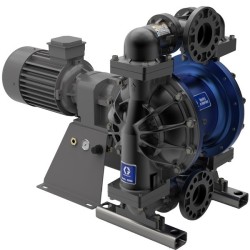 Bomba eléctrica de diafragma Husky 3300e de AL de 3 pulg motor de CA de 7.5 Hp, sin CMPSR, puerto central BSP, centro de AL, asi