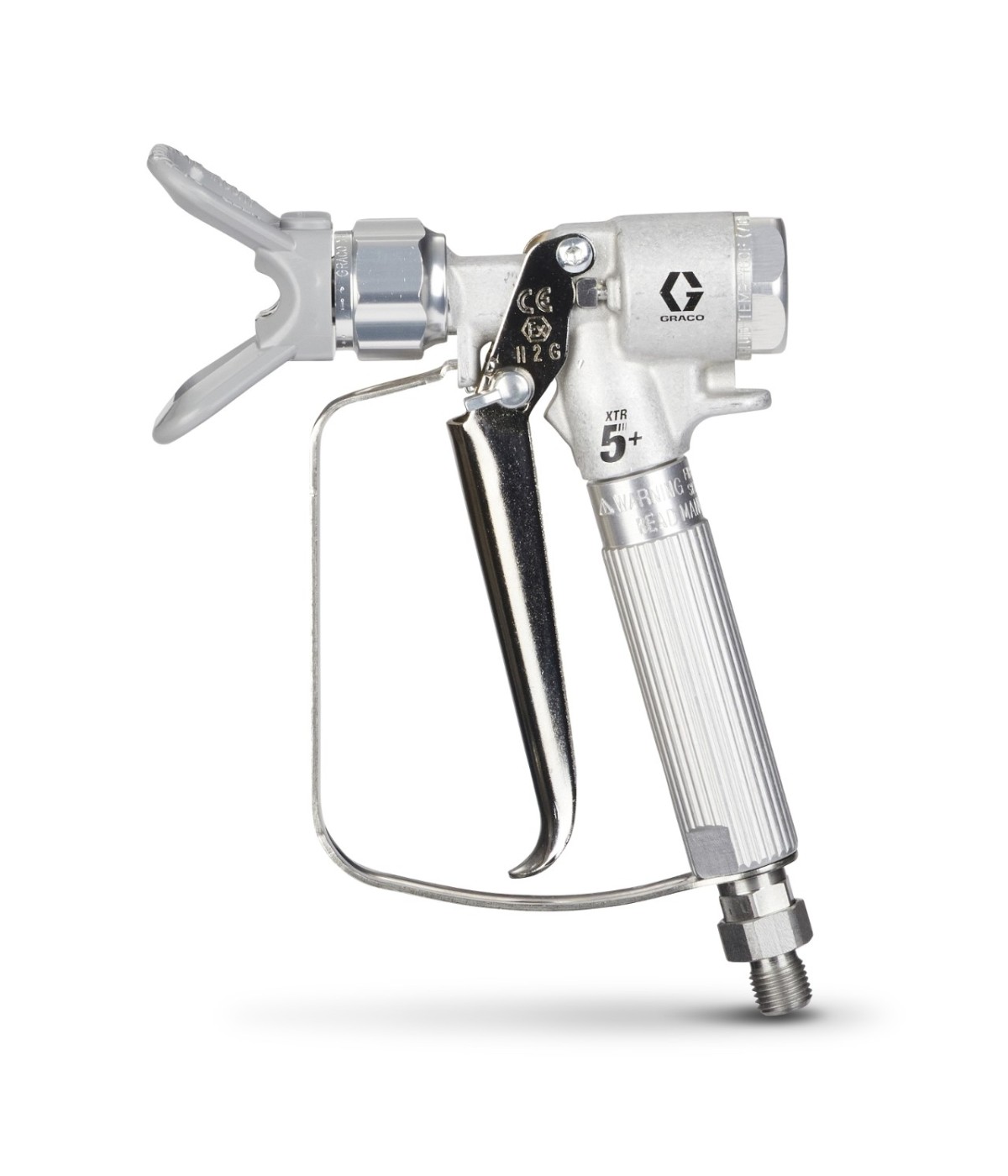 XTR+ GUN,XTR5+,1"HND,4FNG,NO TIP - XTR520 - Graco