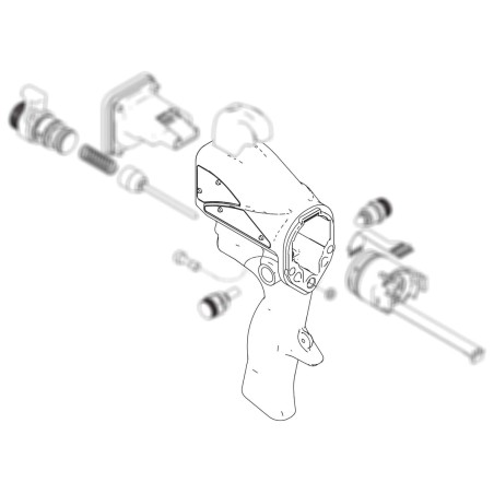 KIT, HANDLE, ES GUN, 60KV, SMT - 24N754 - Graco