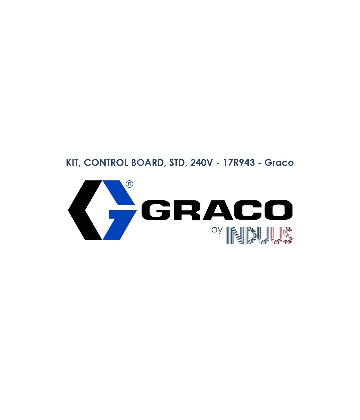 KIT, CONTROL BOARD, STD, 240V - 17R943 - Graco