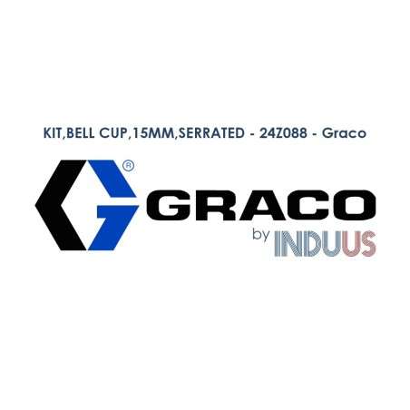 KIT,BELL CUP,15MM,SERRATED - 24Z088 - Graco