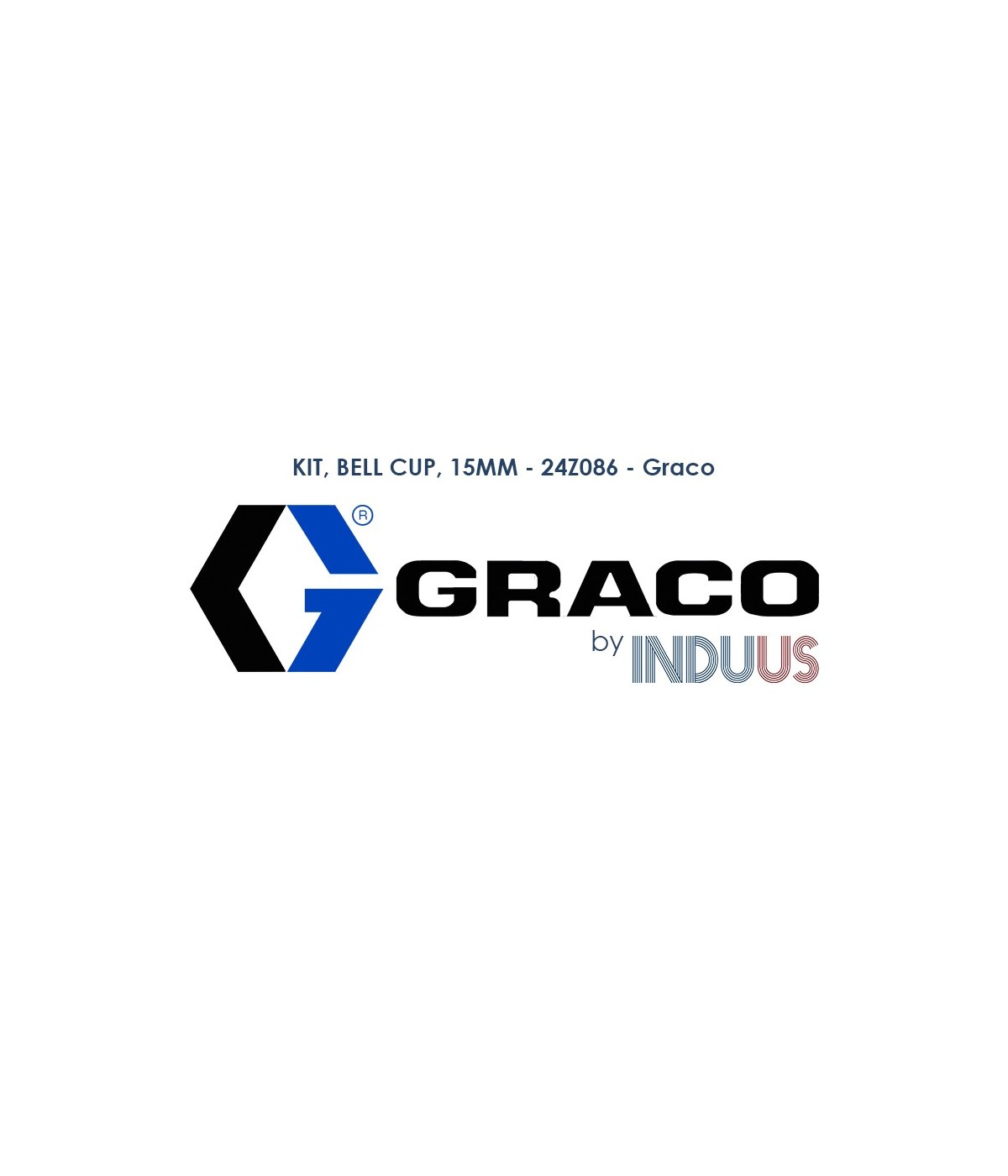 KIT, BELL CUP, 15MM - 24Z086 - Graco