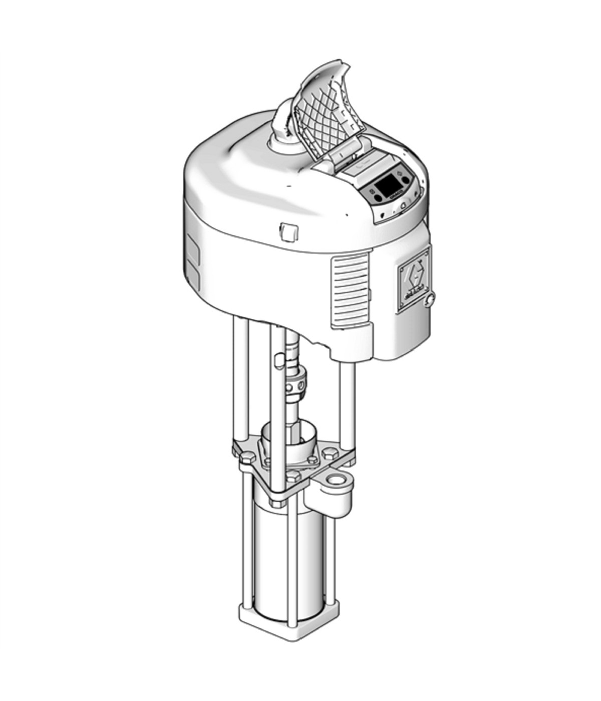 DURA-FLO PUMP,6500/1000 - P10LCS - Graco