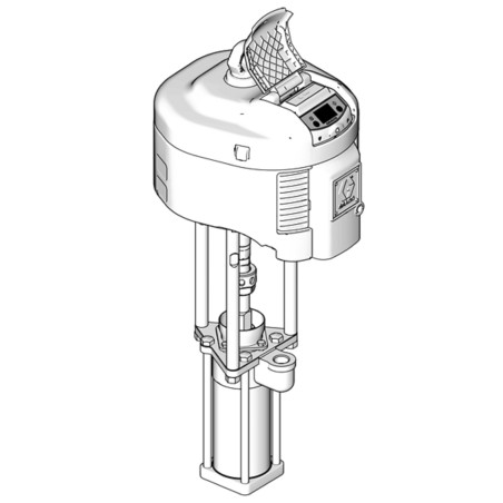 DURA-FLO PUMP,6500/1000 - P10LCS - Graco