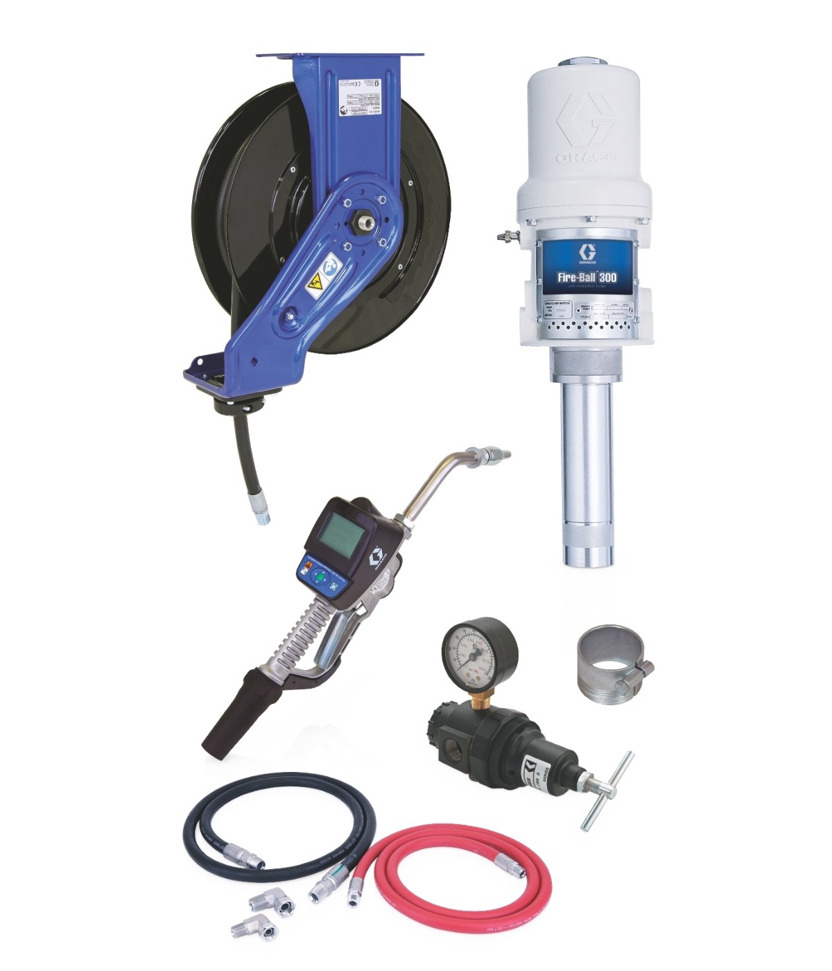 FIREBALL 300 SYSTEM,DISPENSE,BULK OIL - 241633 - Graco
