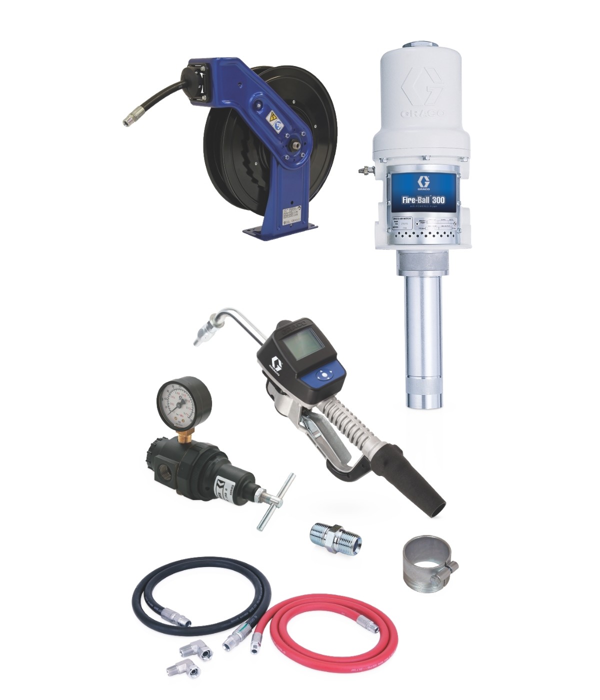 FIREBALL 300 SYSTEM,DISPENSE,BULK OIL - 244038 - Graco