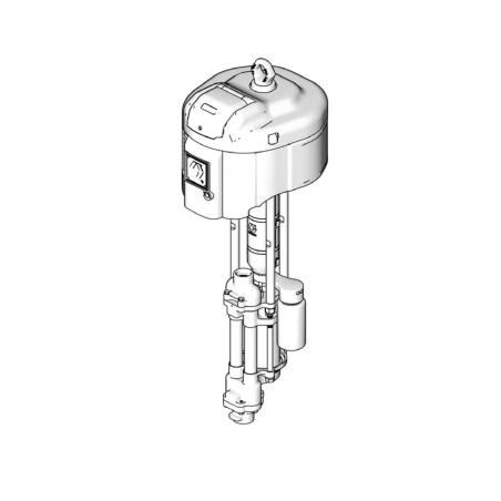 HIGH-FLO PUMP,2200/2000,RMT DT,OPN,NPT - JS20S9 - Graco