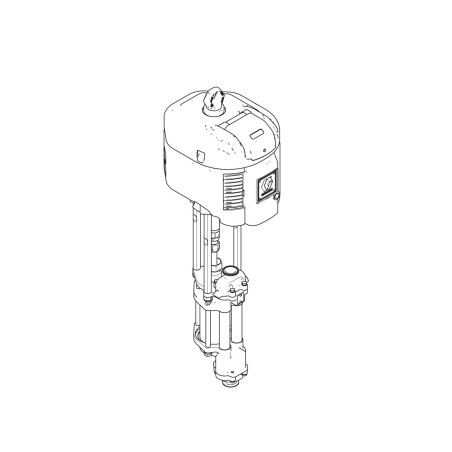 HIGH-FLO PUMP,2200/1500,RMT DT,OPN,TRI - JS30S0 - Graco