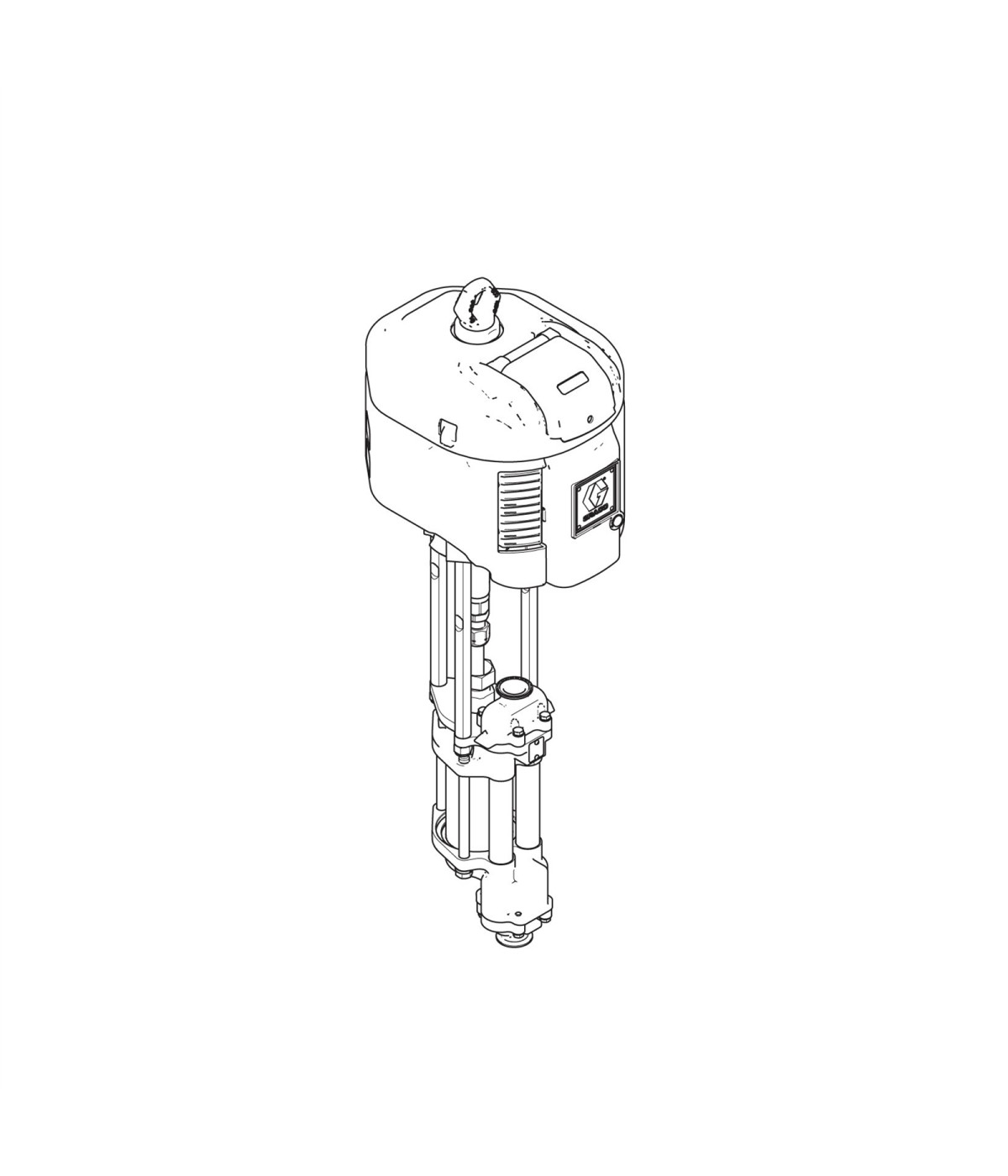 HIGH-FLO PUMP,2200/1000,LOW DT,OPN,NPT - JS40M9 - Graco
