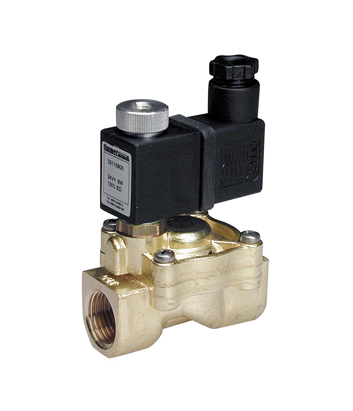 2/2-way maxi solenoid valve -servo-controlled-NO