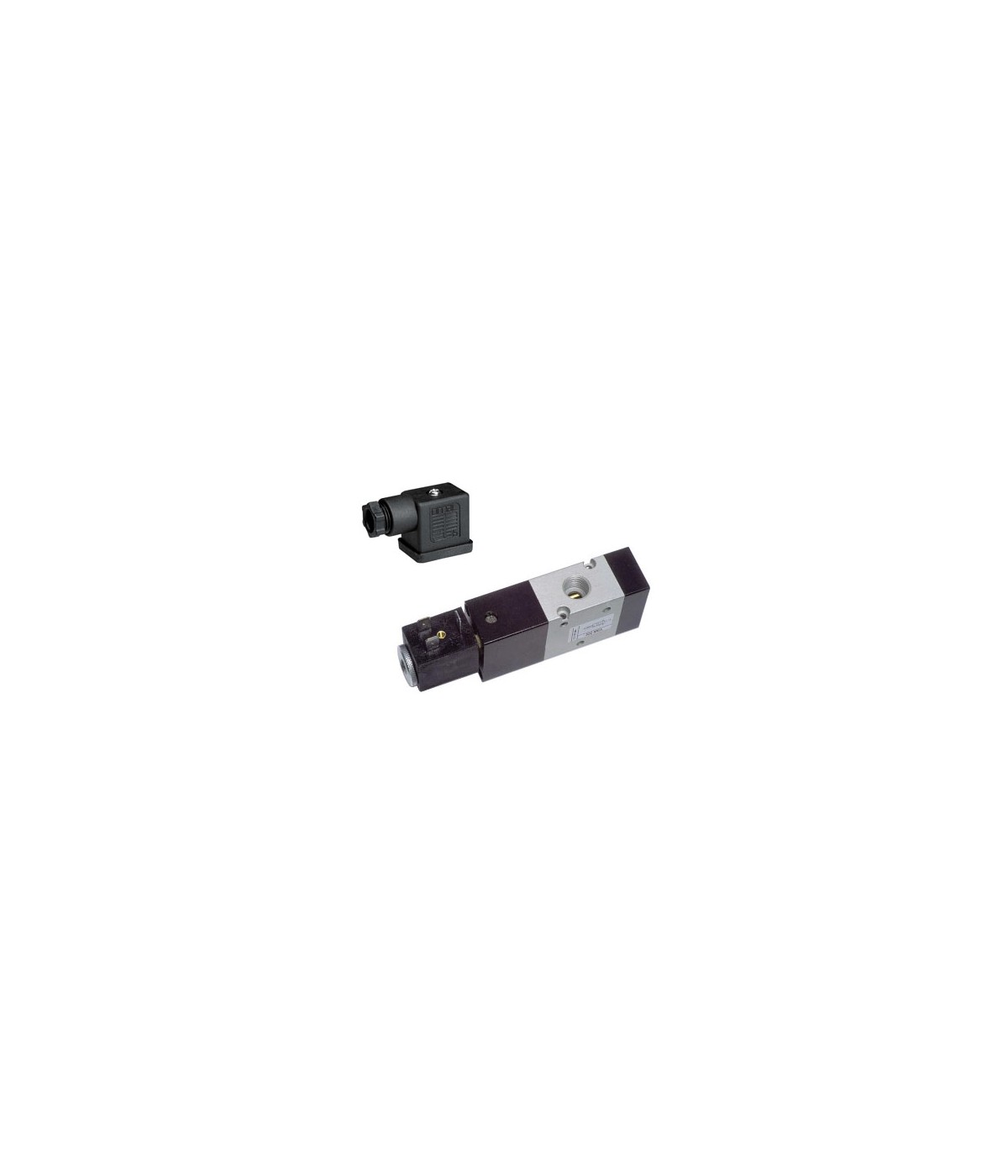 3/2 solenoid valve with spring return,