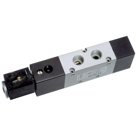5/2 solenoid valve with spring return,