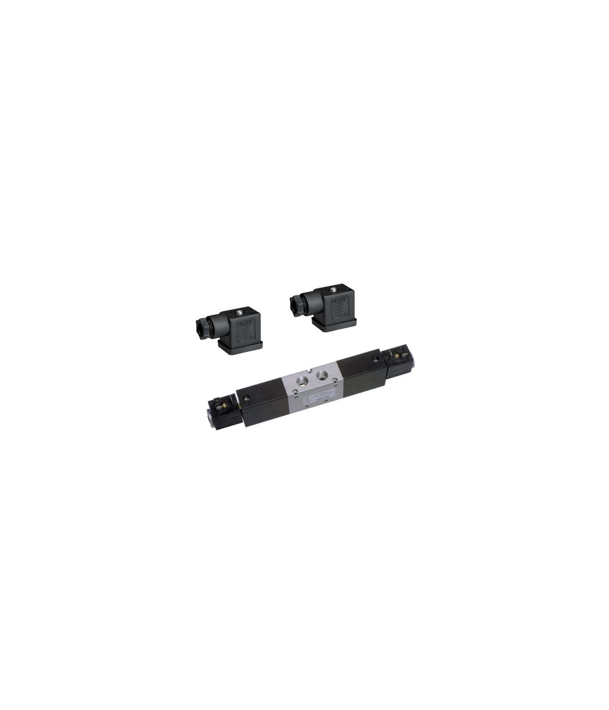 5/3 solenoid valve E spring centered,