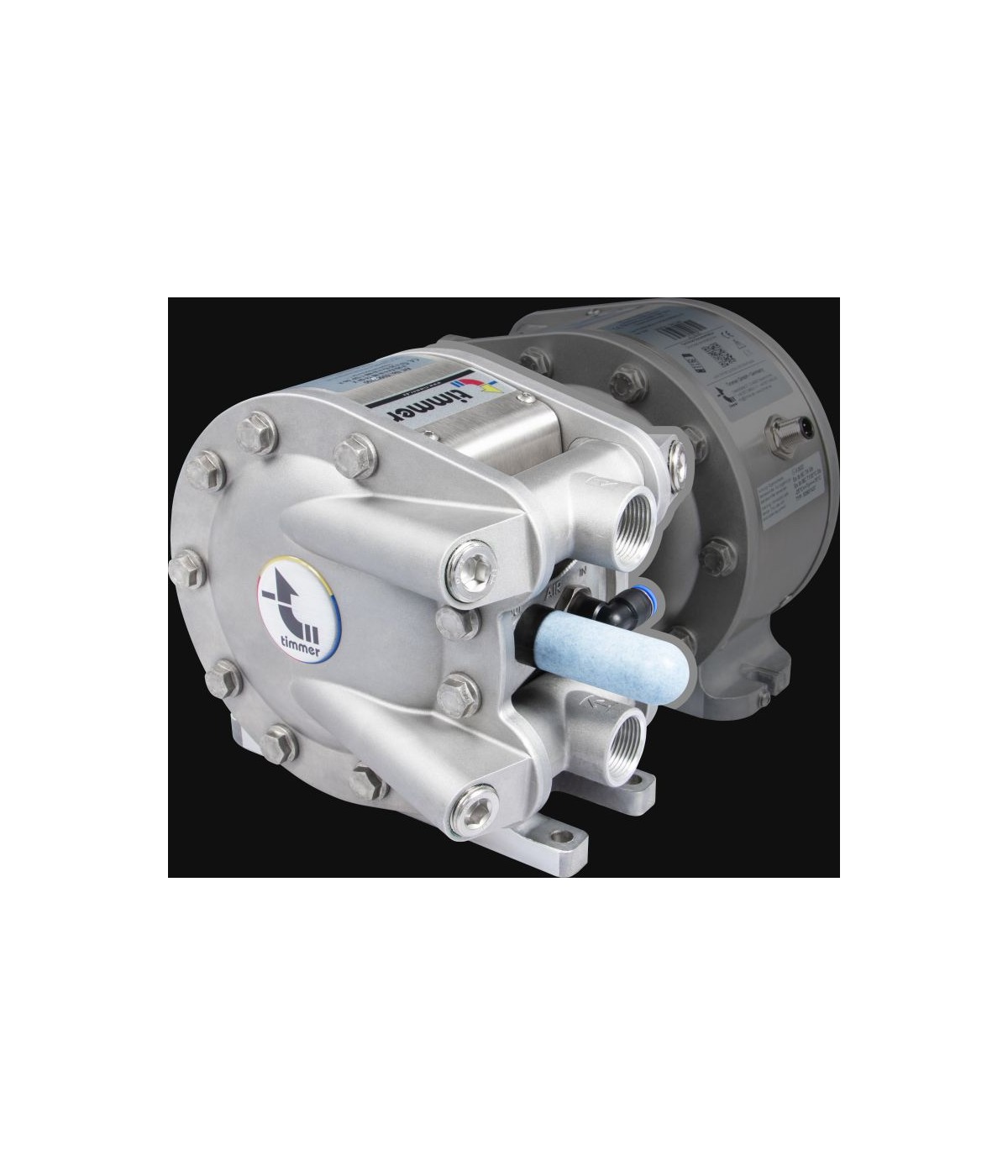 double diaphragm pump timPRO Typ PTI-MEM1060-AL (Aluminum)
